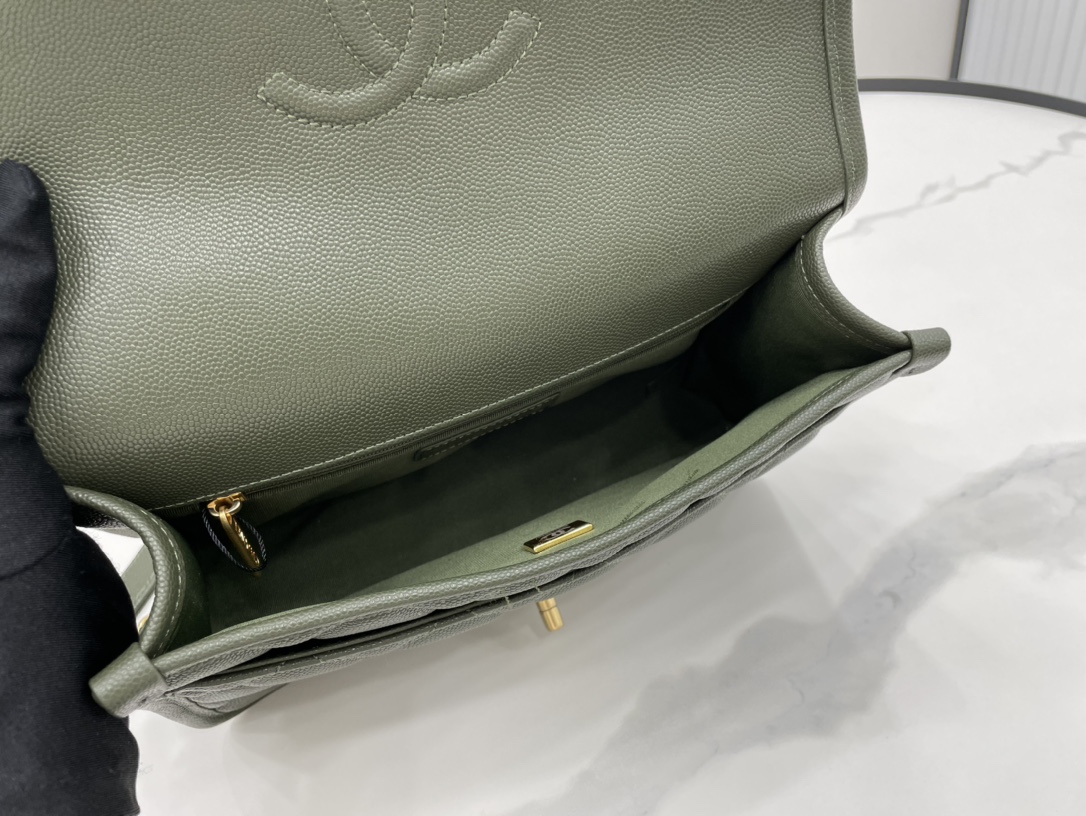Chanel AS3653 22K Bag Dark Green For Women. Women-s Bags 9.8in/25cm - Soul Replicas