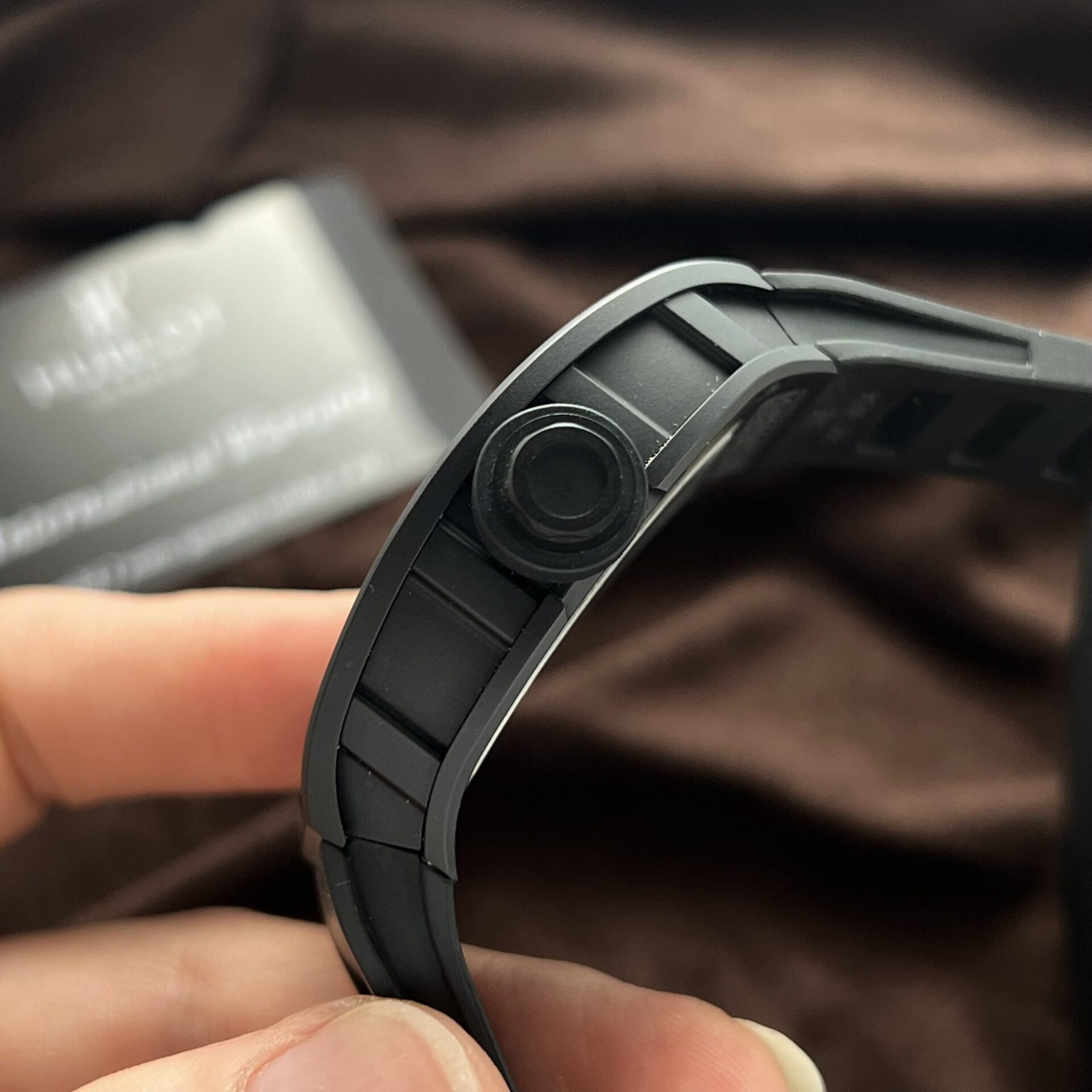 Richard Mille Replica Watch RM055 Black Ceramic Rubber Strap BBR Factory 45mm - Soul Replicas