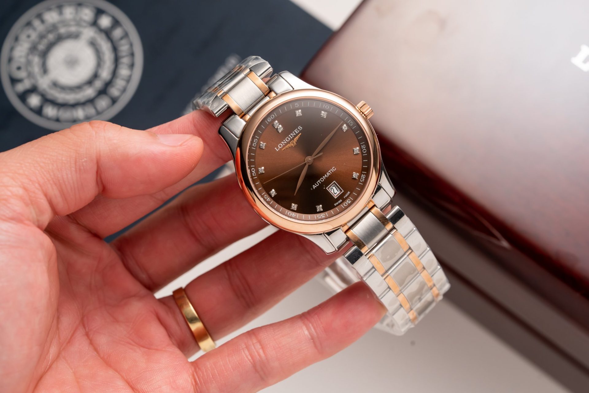 Longines Replica Watch Master Collection L2.628.5.67.7 Chocolate Dial 38.5mm - Soul Replicas