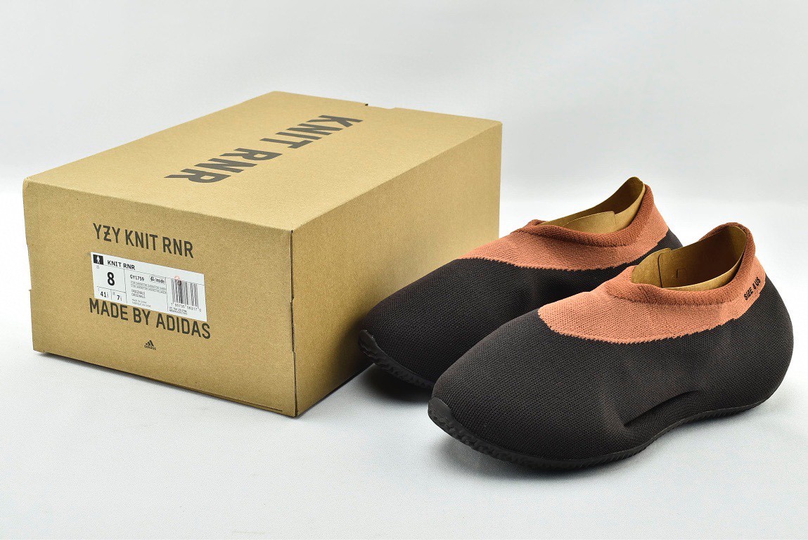 Adidas YZ Knit Runner Brown Black For Women GY1759 - Soul Replicas