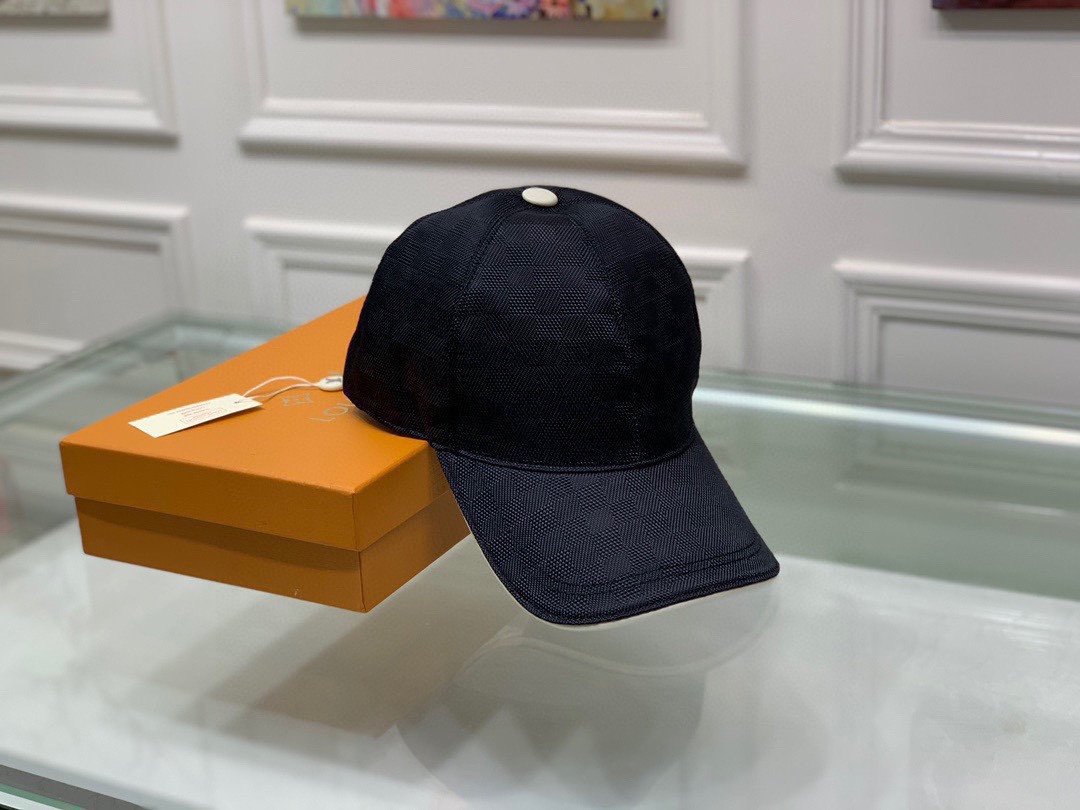 Louis Vuitton LV Get Ready Cap Black LV Cap - Soul Replicas