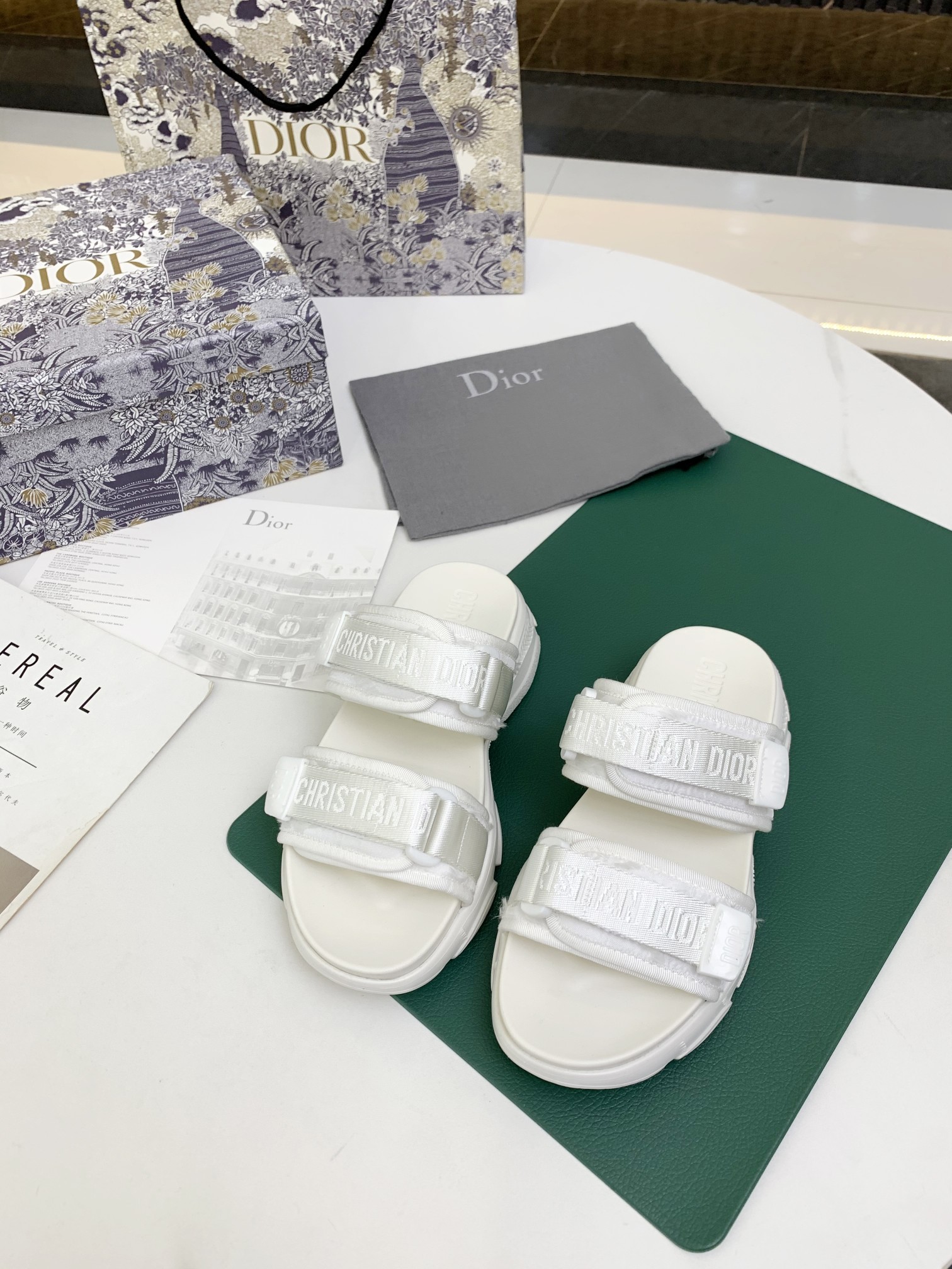 Christian Dior Women's D-Wander Slide Bright White For Women CD - Soul Replicas