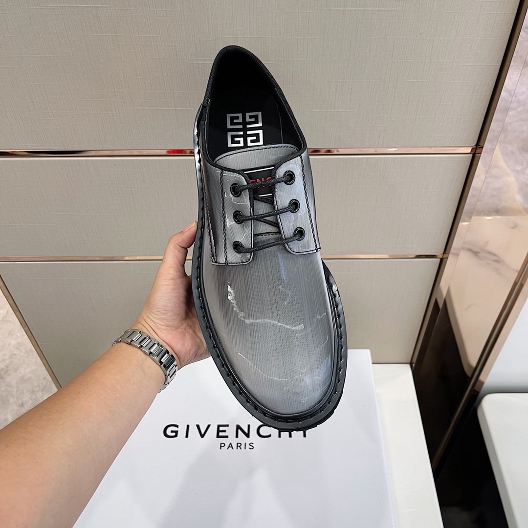 Givenchy Original Shoes Light Grey For Men GVC - Soul Replicas
