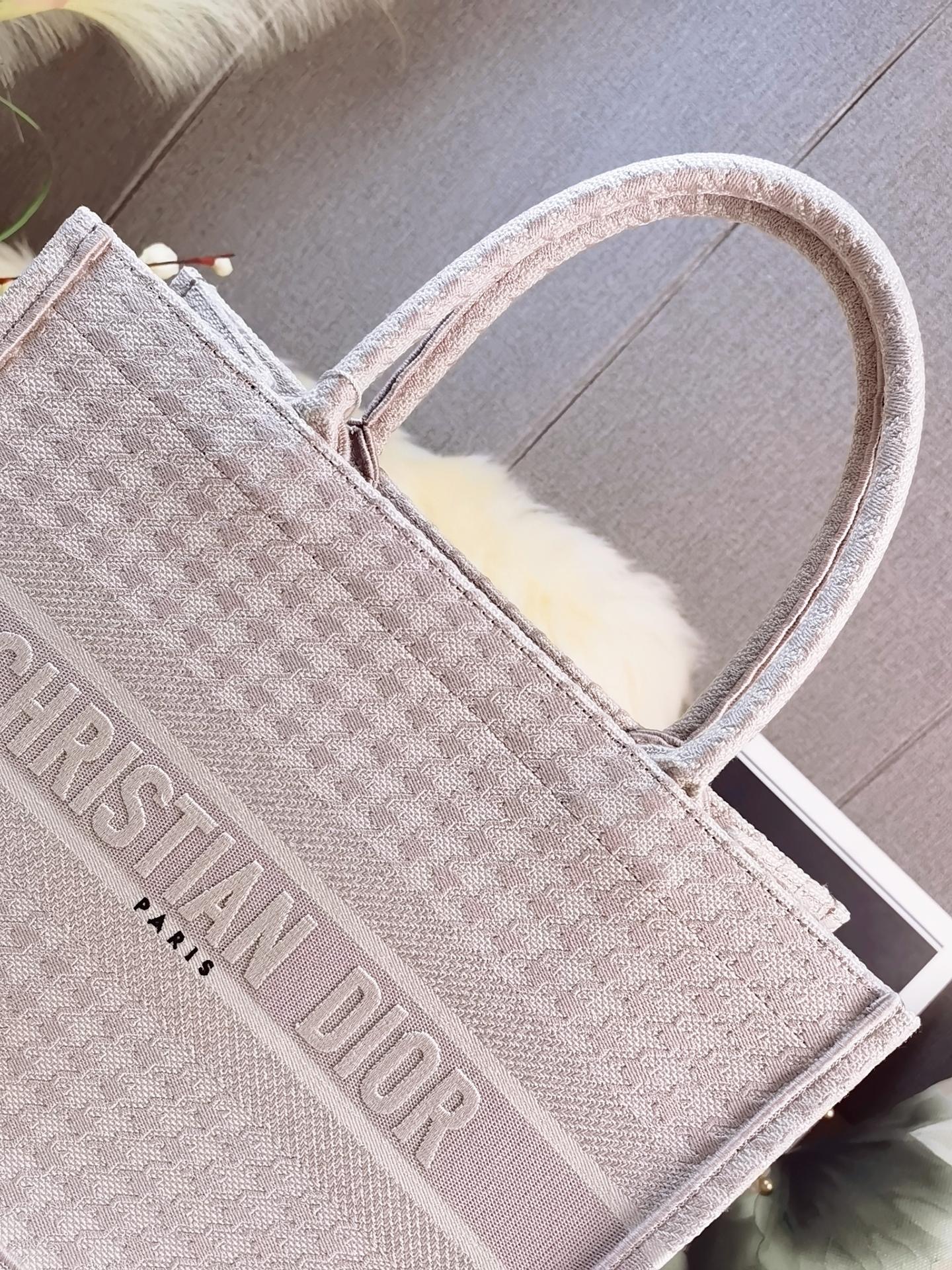 Christian Dior Medium Dior Book Tote Pink . For Women. Women's Handbags 14in/36cm CD - Soul Replicas