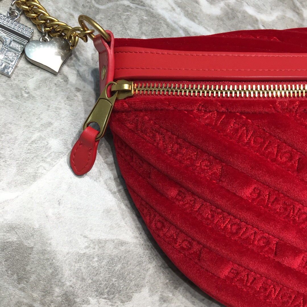 Balenciaga Souvenir XXS Belt Bag In Red. For Women. Women-s Bags 11.8in/30cm - Soul Replicas