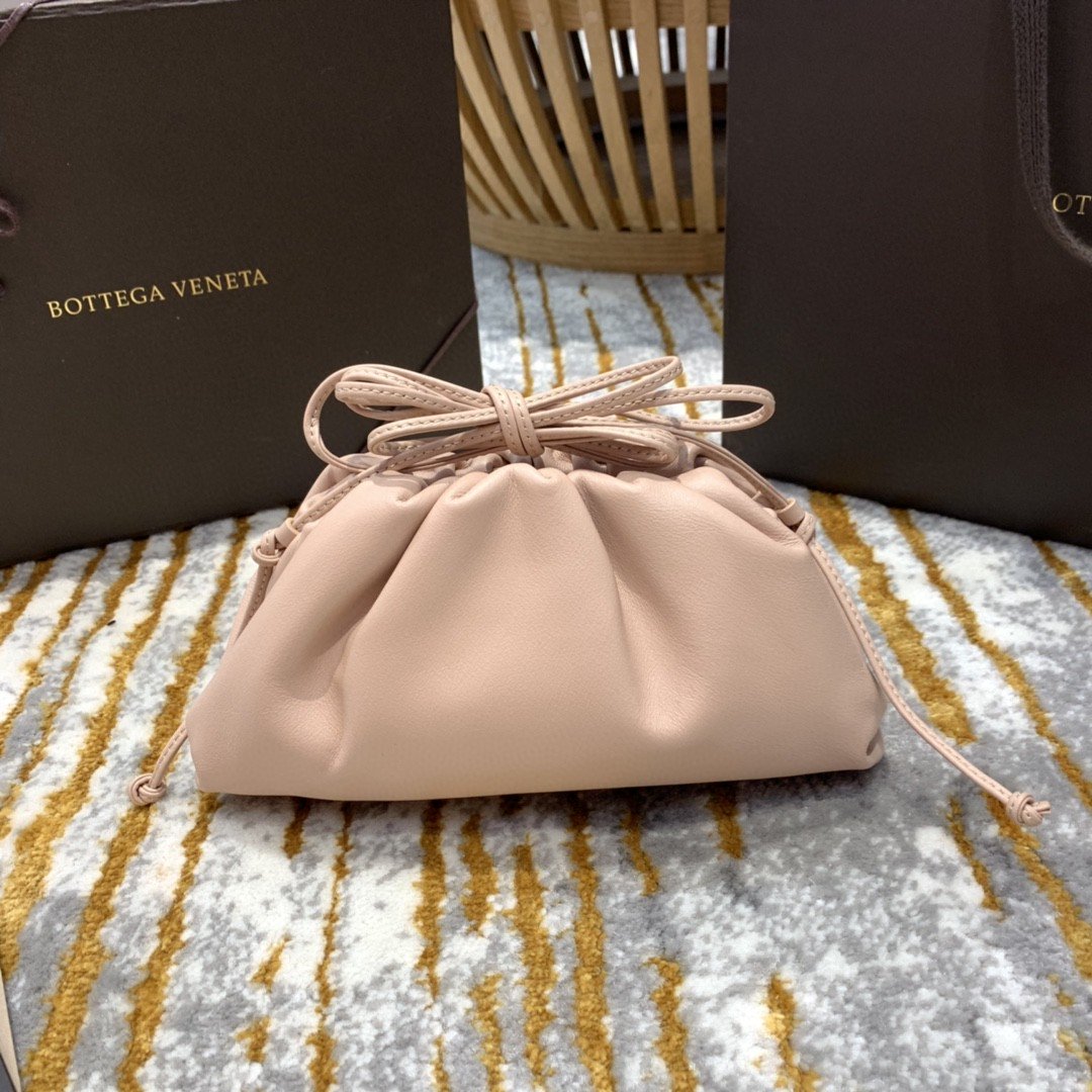 Bottega Veneta Mini Pouch For Women 8.6in/22cm In PiNike 585852VCP402752 - Soul Replicas