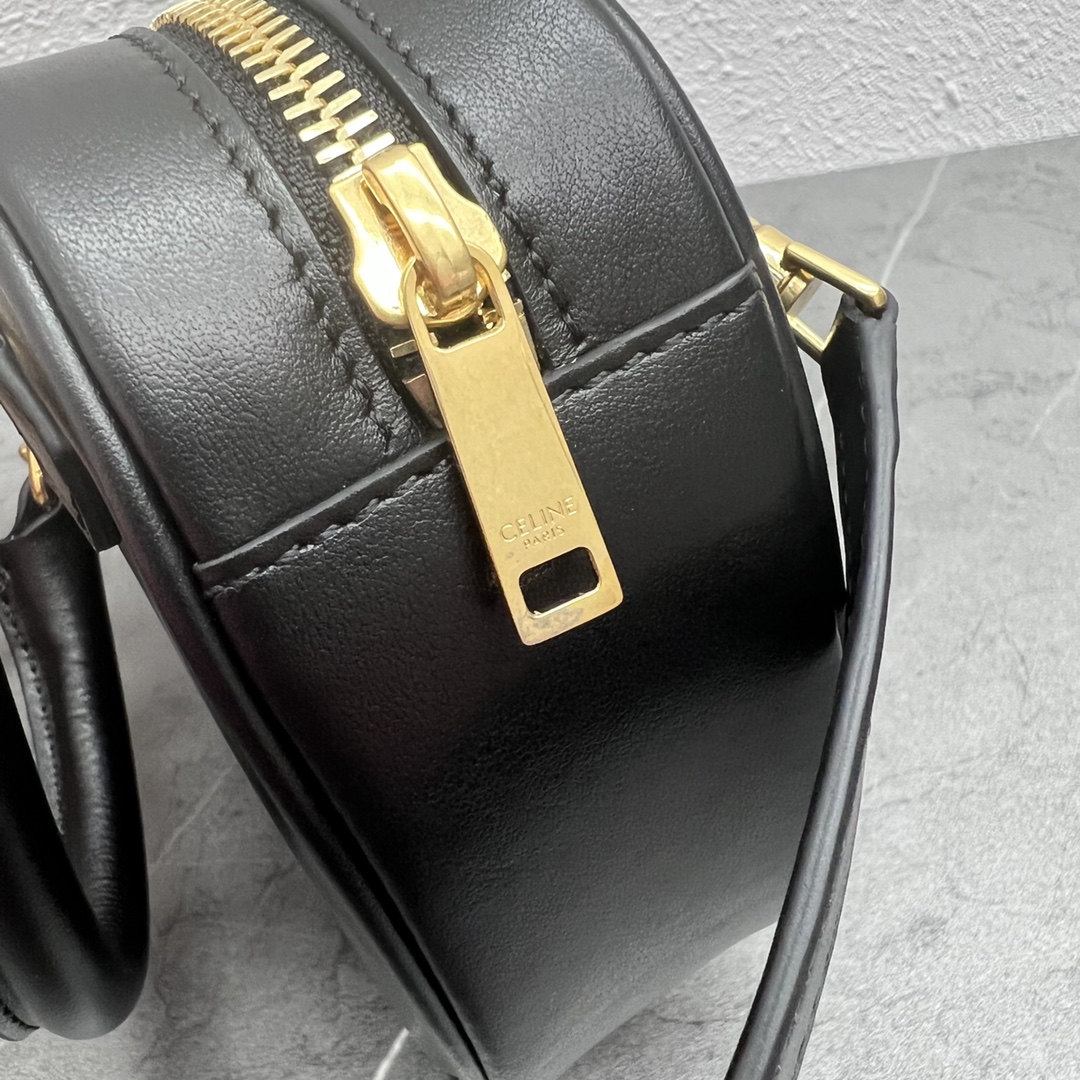 Celine Medium Heart Bag Black For Women 6in/14.5cm  - Soul Replicas