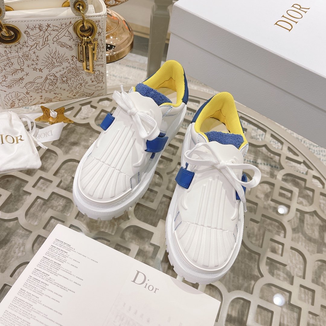 Christian Dior-ID Sneaker Rubber White For Women CD - Soul Replicas