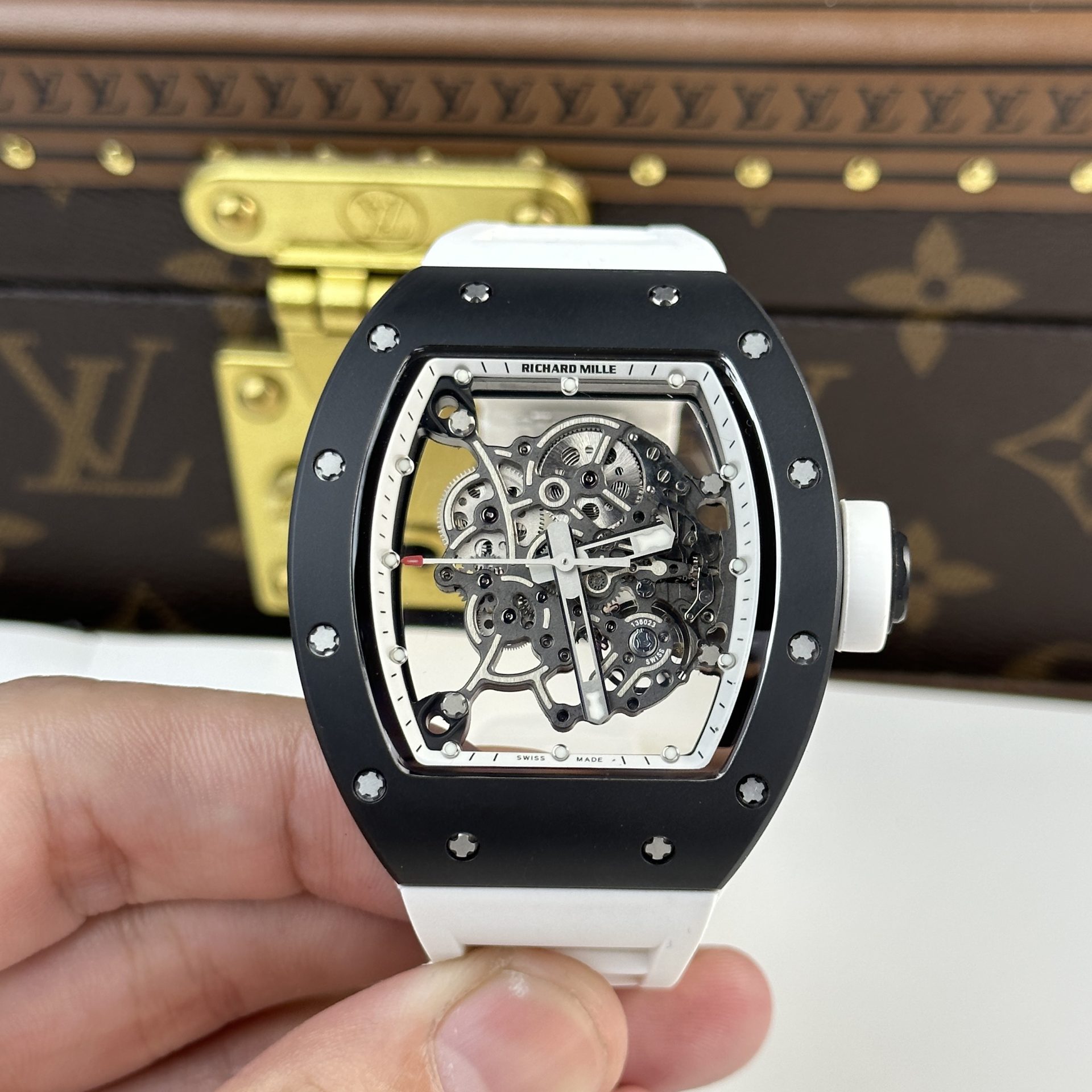 Richard Mille Replica Watch RM055 Bubba Watson Black Ceramic BBR Factory 45mm - Soul Replicas