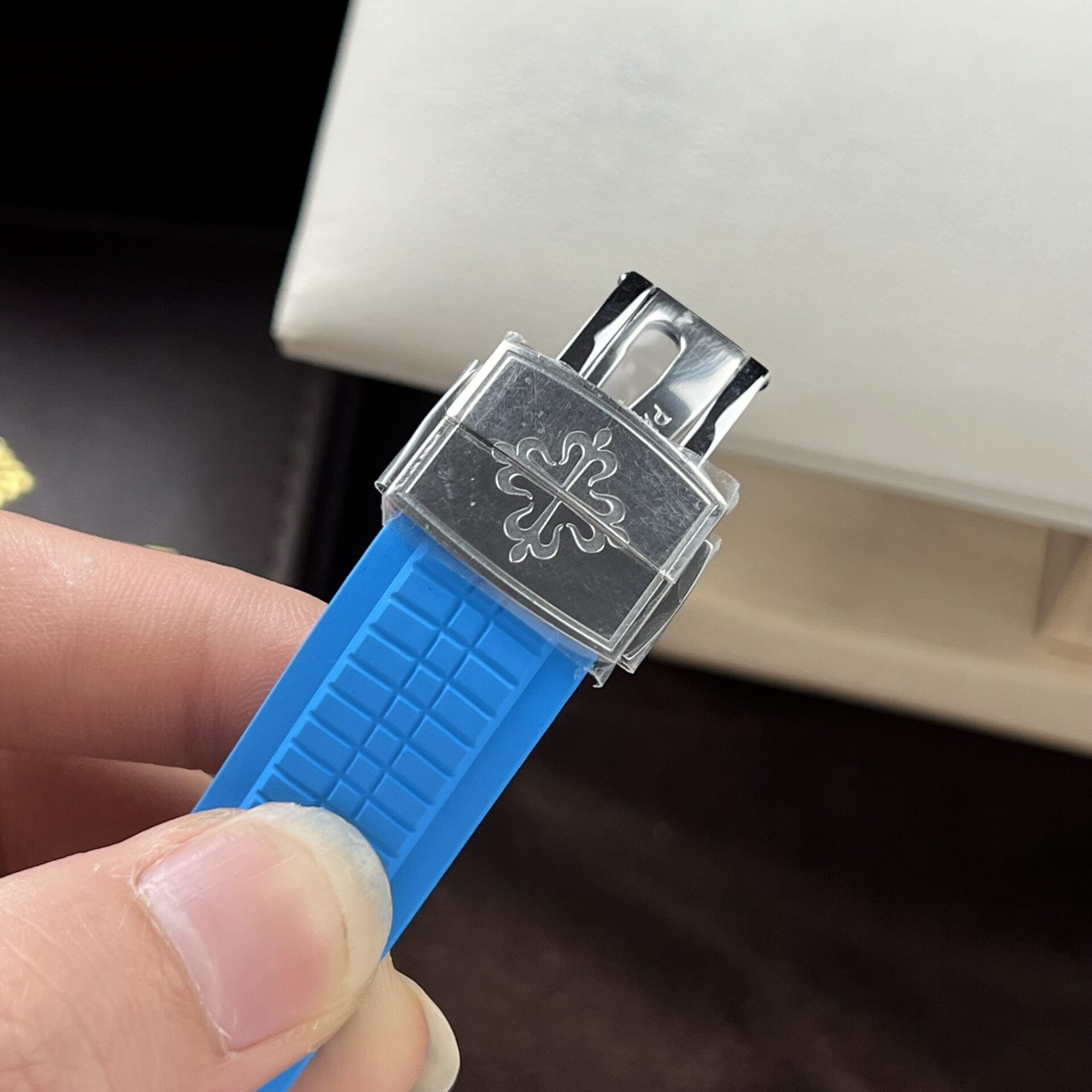 Patek Philippe Replica Watches 5167A Blue Rubber Strap 3K Factory 40mm - Soul Replicas