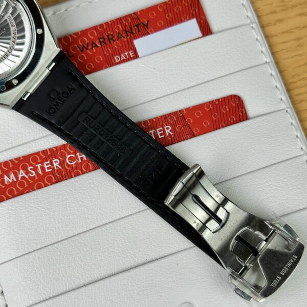 Omega Replica Watch Constellation White Dial Leather Strap 41mm - Soul Replicas