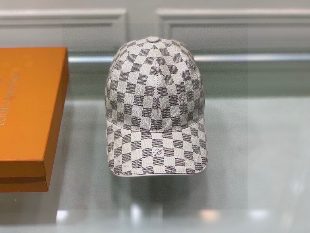 Louis Vuitton LV Get Ready Cap Damier White LV Cap - Soul Replicas