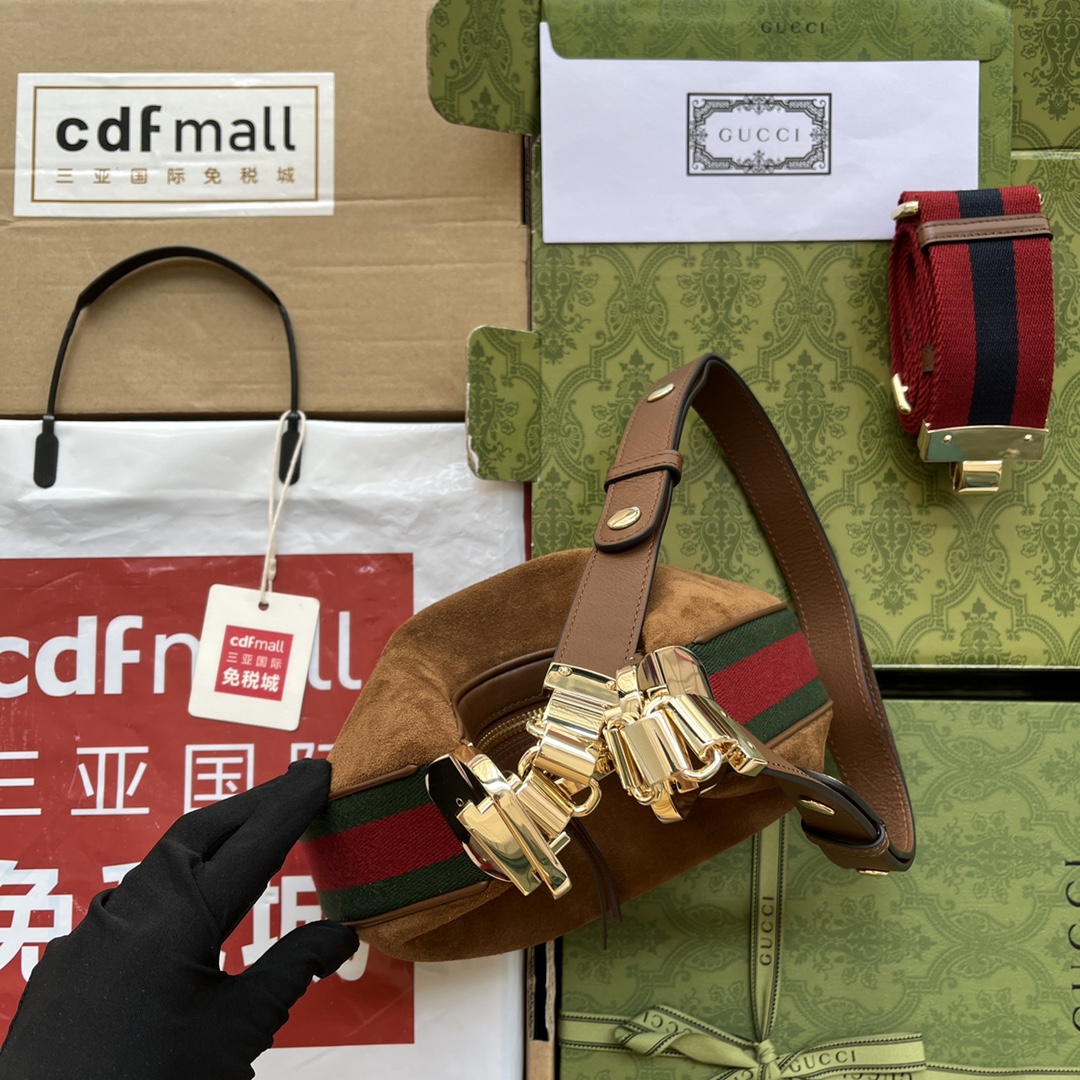 Gucci Atache Small Shoulder Bag Dark Brown For Women. Women-s Bags 9in/23cm Gucci ‎ - Soul Replicas