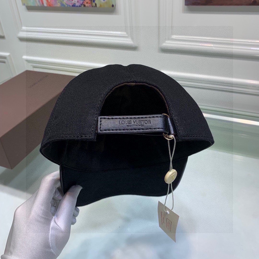 Louis Vuitton LV Get Ready Cap Black LV Cap - Soul Replicas