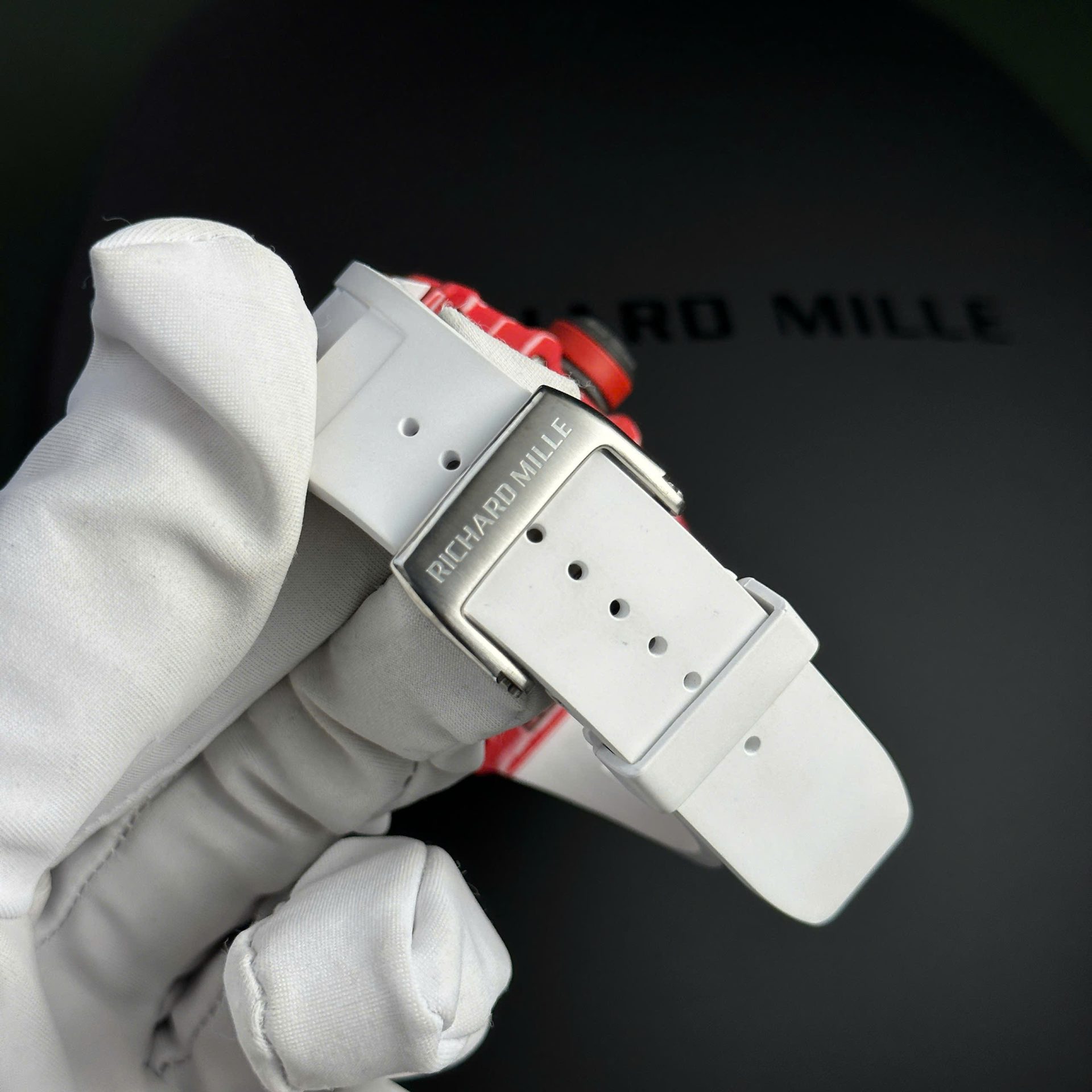 Richard Mille Replica Watch RM35-02 Rafael Nadal Red Quartz TPT 44mm - Soul Replicas
