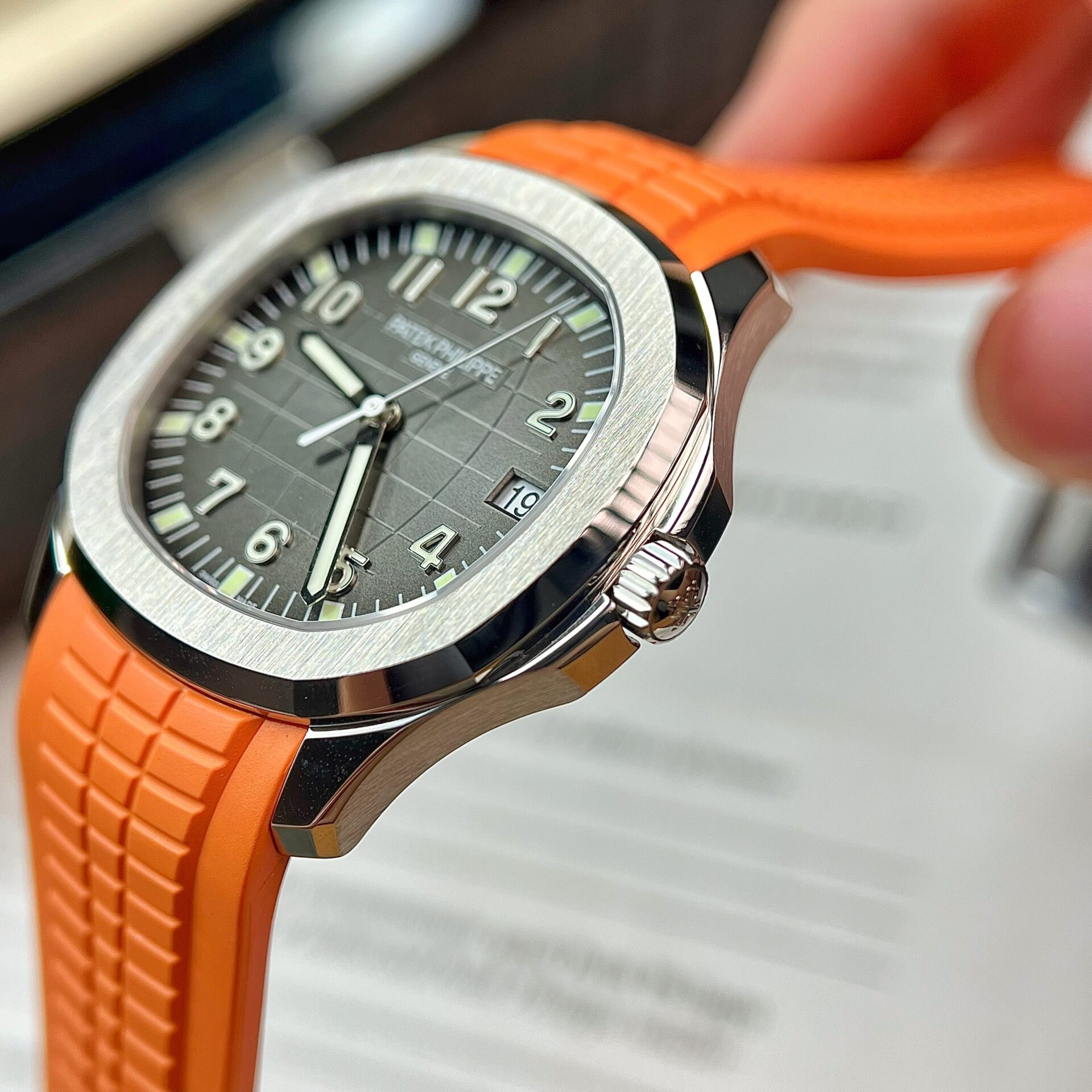 Patek Philippe Best Replica Watch Aquanaut 5167A Gray Dial 3K Factory 40mm - Soul Replicas