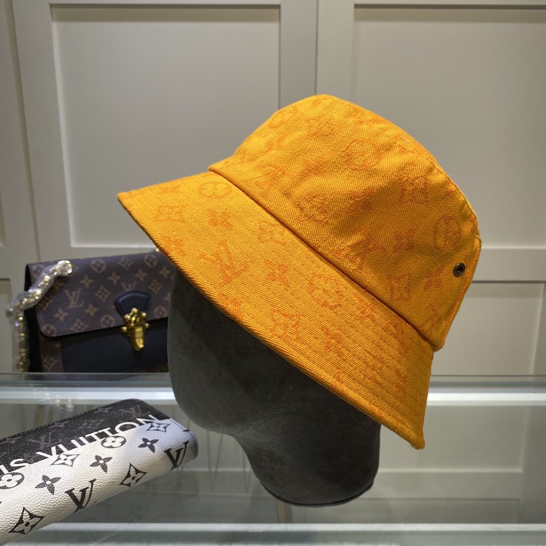 Louis Vuitton Buddy Bucket Hat In Yellow - Soul Replicas