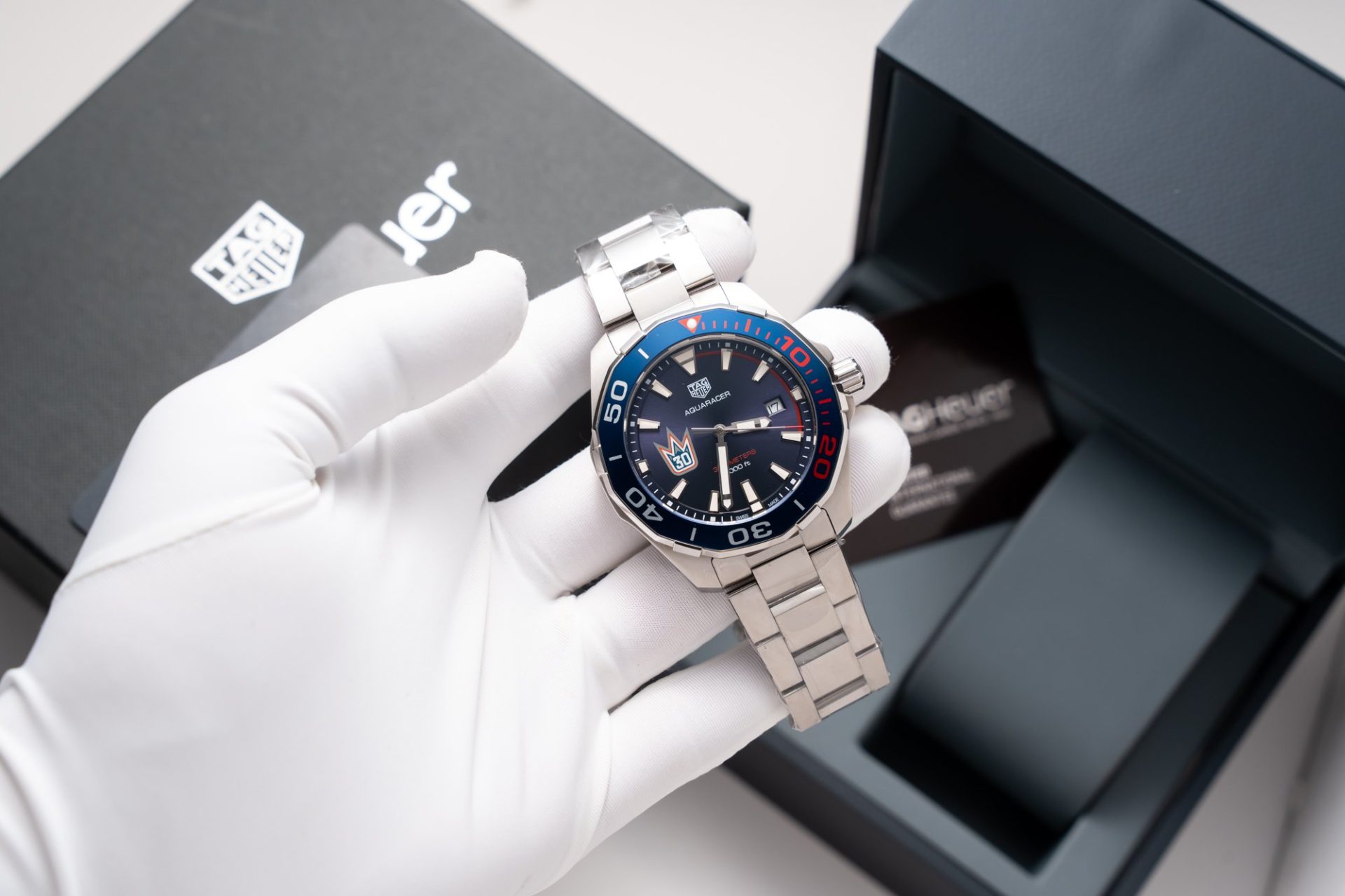 Tag Heuer Fake Watch Aquaracer Henrik Lundqvist Blue Dial 43mm - Soul Replicas