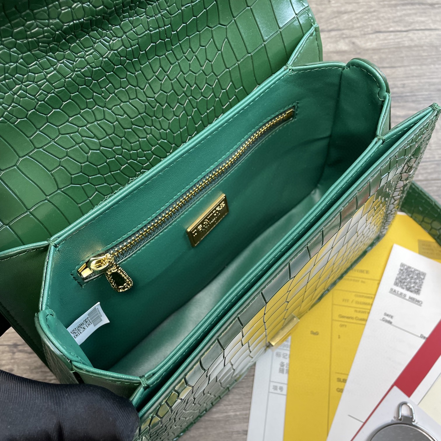 Dolce & Gabbana Print DG Girls Bag Green For Women 10.6in/27cm DG - Soul Replicas