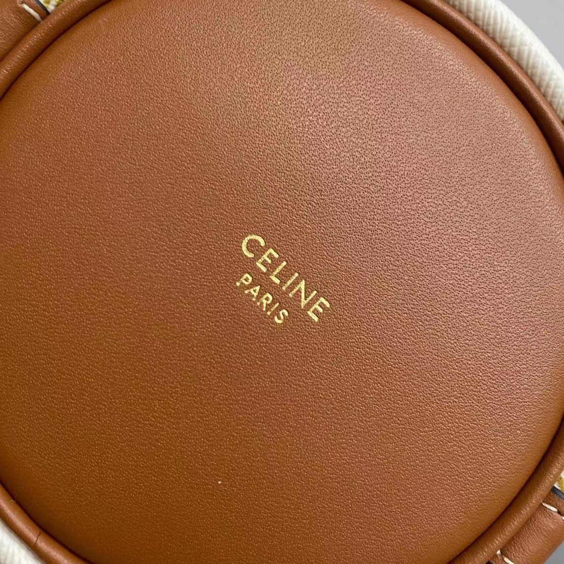 Celine Small Drawstring Bag In Trimphe Canvas Brown For Women 7.9in/20cm 191142BZJ-04LU - Soul Replicas