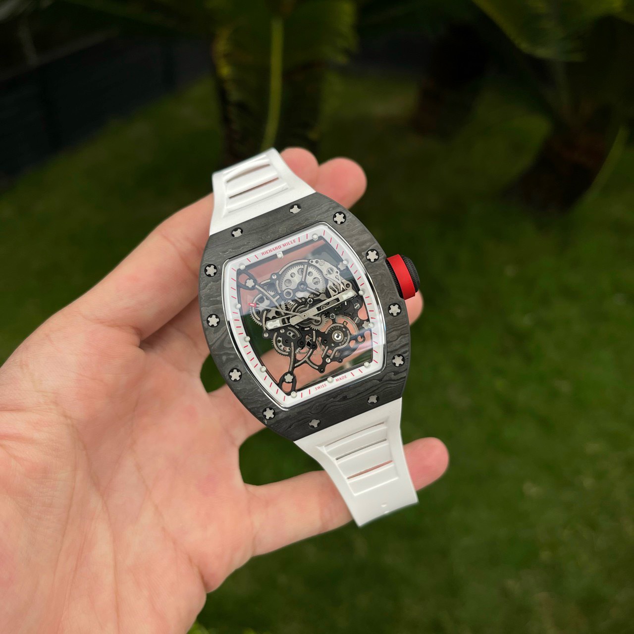 Richard Mille RM055 Bubba Watson Carbon Replica 1:1 Watch BBR 45mm - Soul Replicas