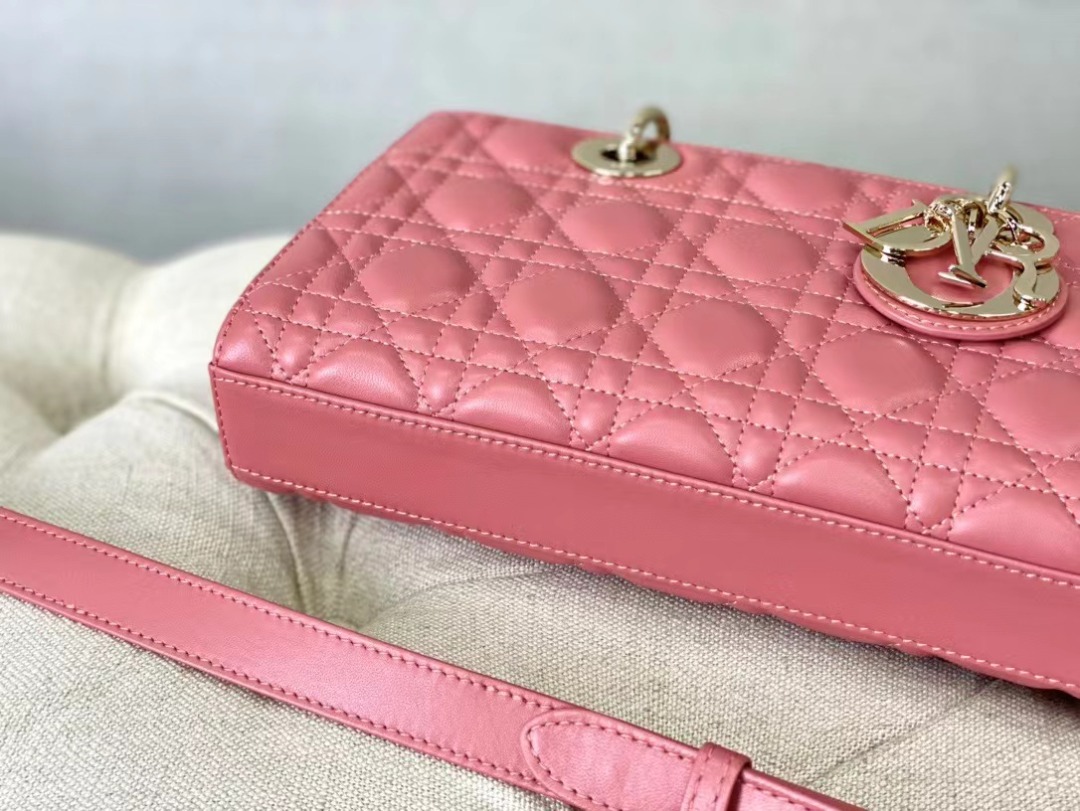 Christian Dior Lady D-Joy Bag Pink. For Women Women-s Handbags. 26cm CD - Soul Replicas