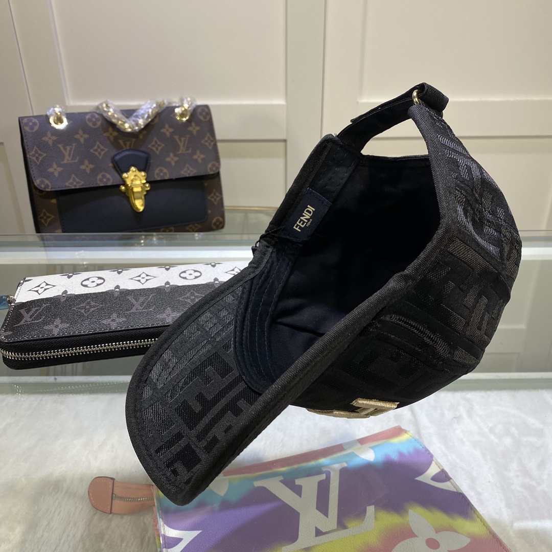 Fendi Baseball Cap Black Fendi Cap - Soul Replicas