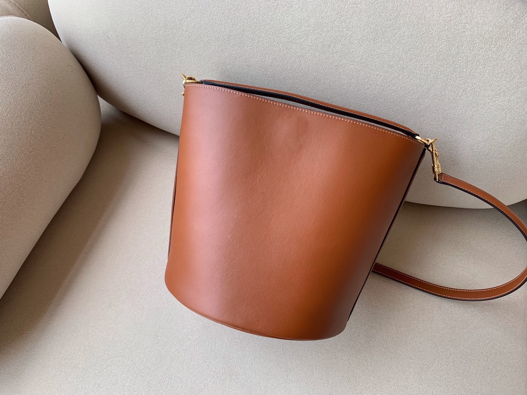 Celine Bucket 16 Bag Brown For Women 10in/25cm  195573CR4.04LU - Soul Replicas