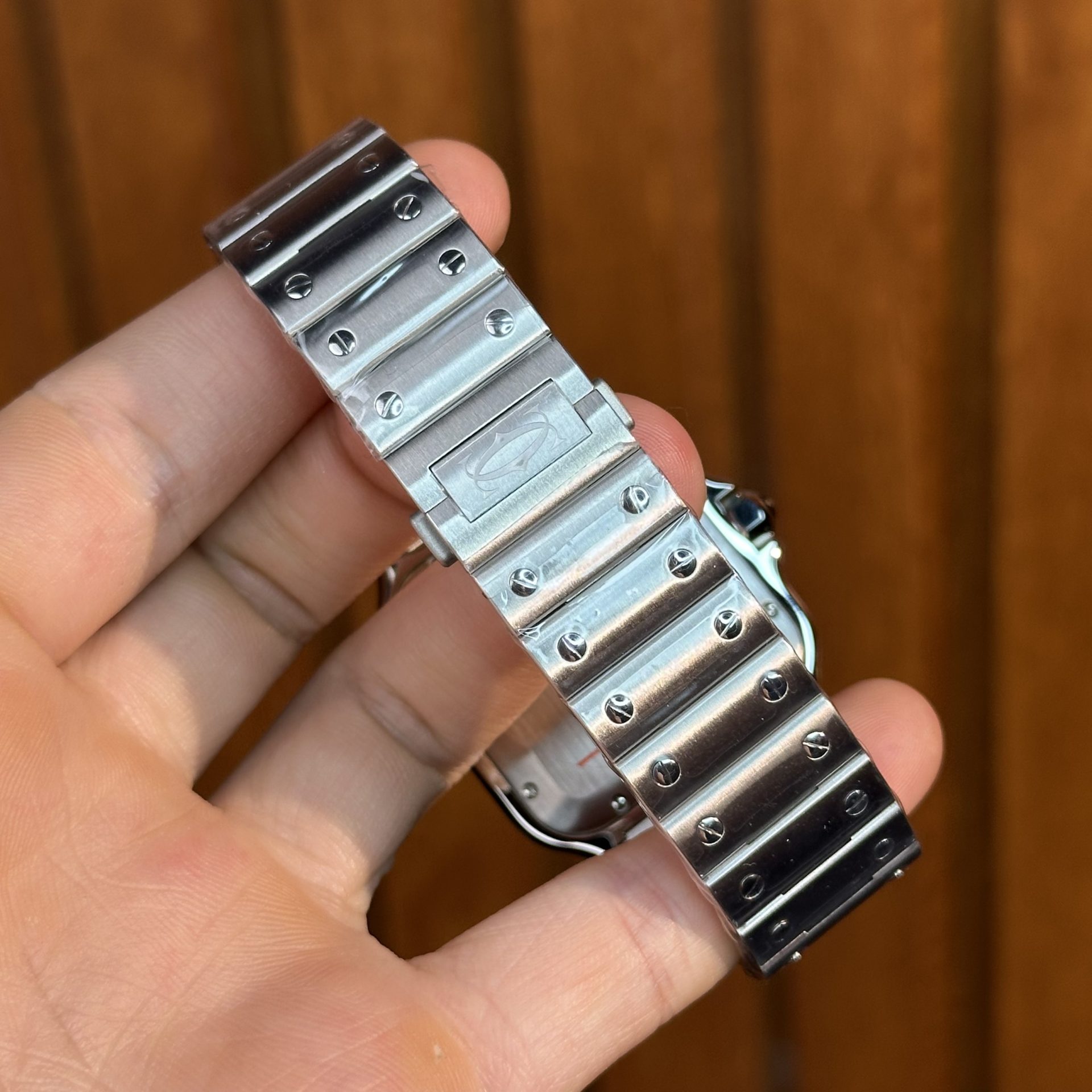 Cartier Replica Watch Santos Custom Moissanite Diamonds Hong Kong 39.8mm - Soul Replicas