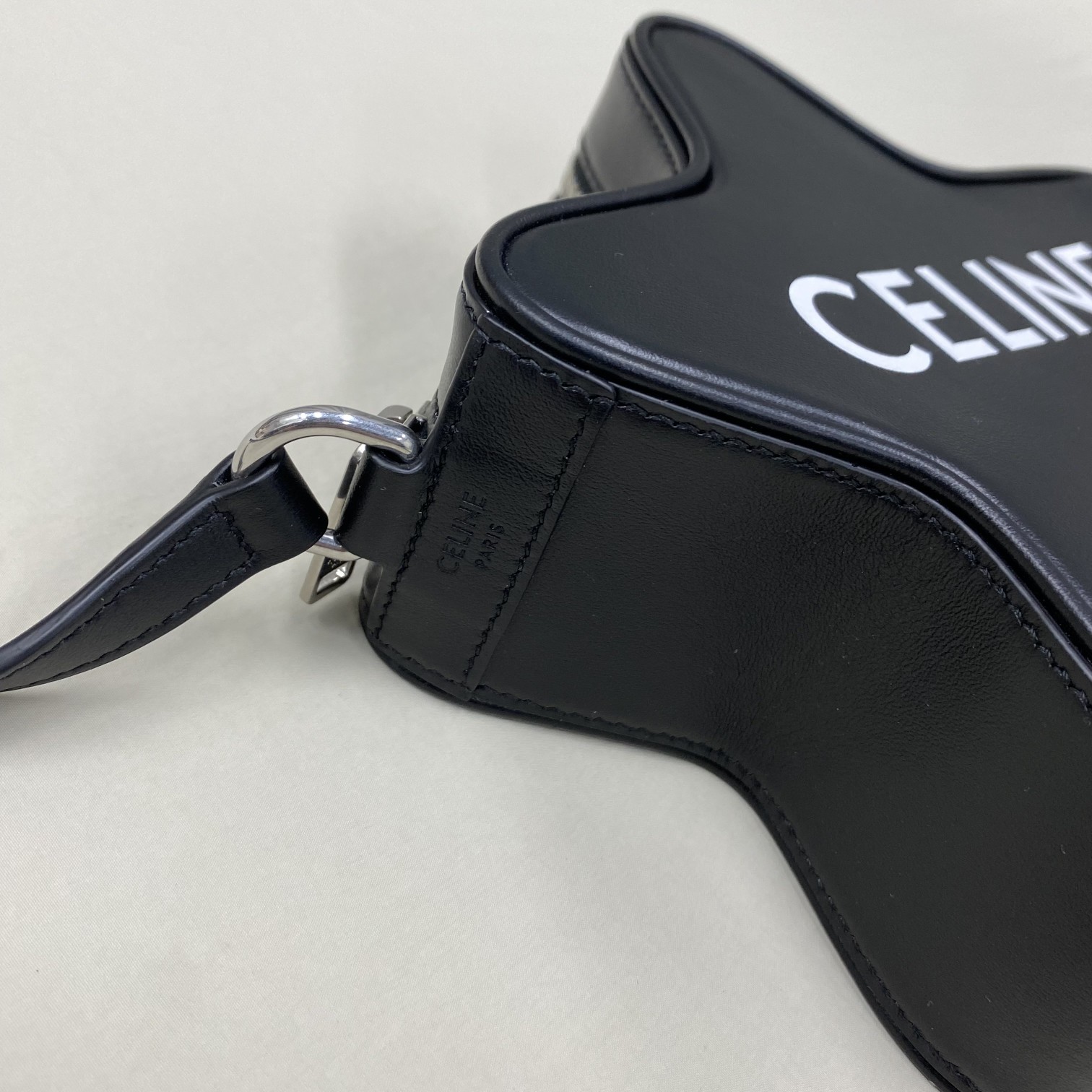 Celine Small Etoile With Celine Print Black For Women 7in/18cm 198763DW3.38SI - Soul Replicas