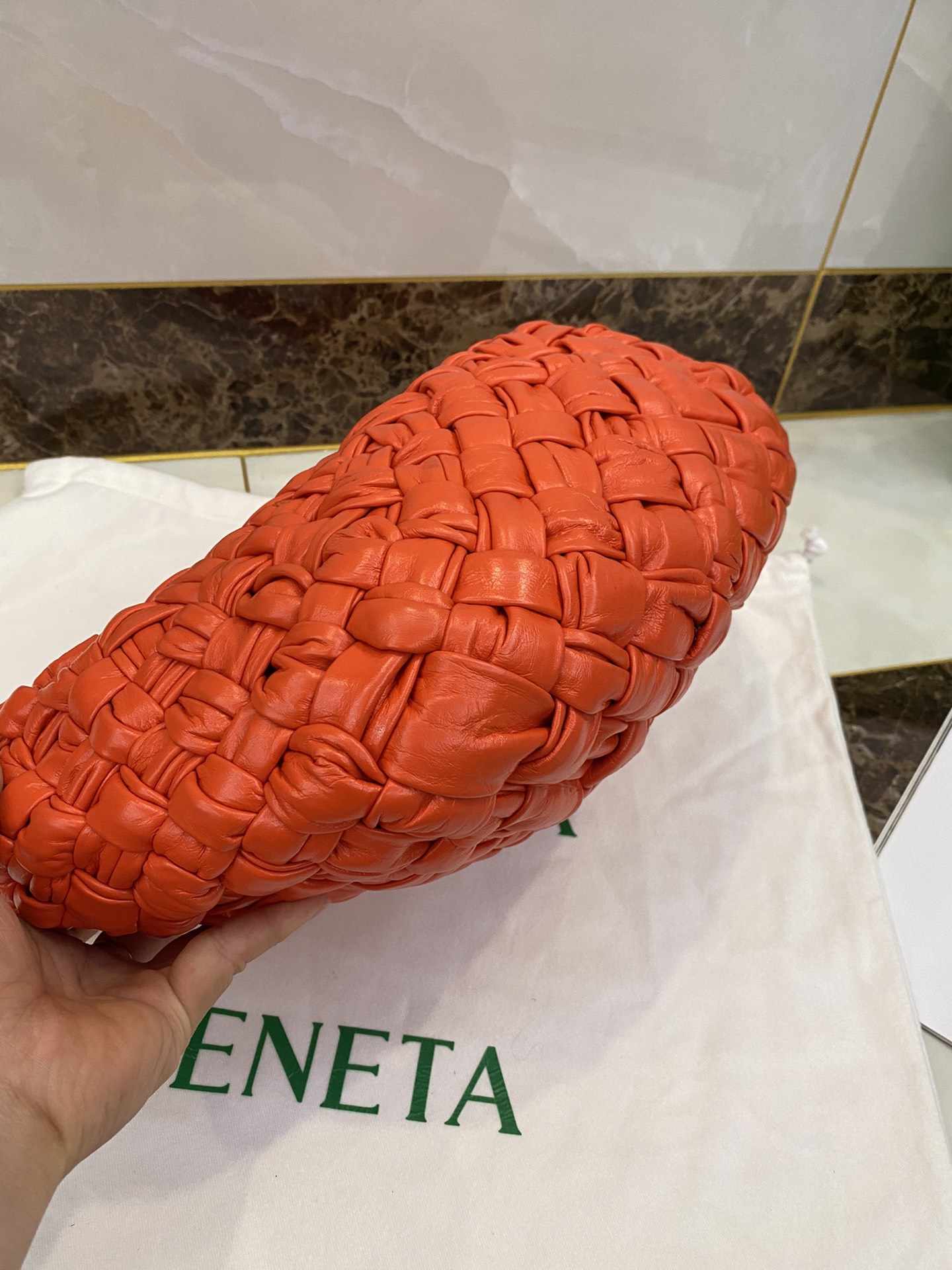 Bottega Veneta Banana Orange. For Women. Women-s Bags 13.9in/35.5cm 620917VCQ717566 - Soul Replicas