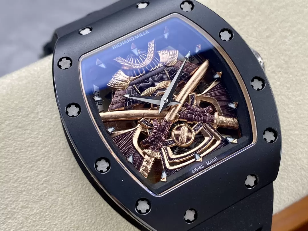 Richard Mille RM47 Samurai Tourbillon Ceramic Replica 1:1 Watch 42.7mm - Soul Replicas