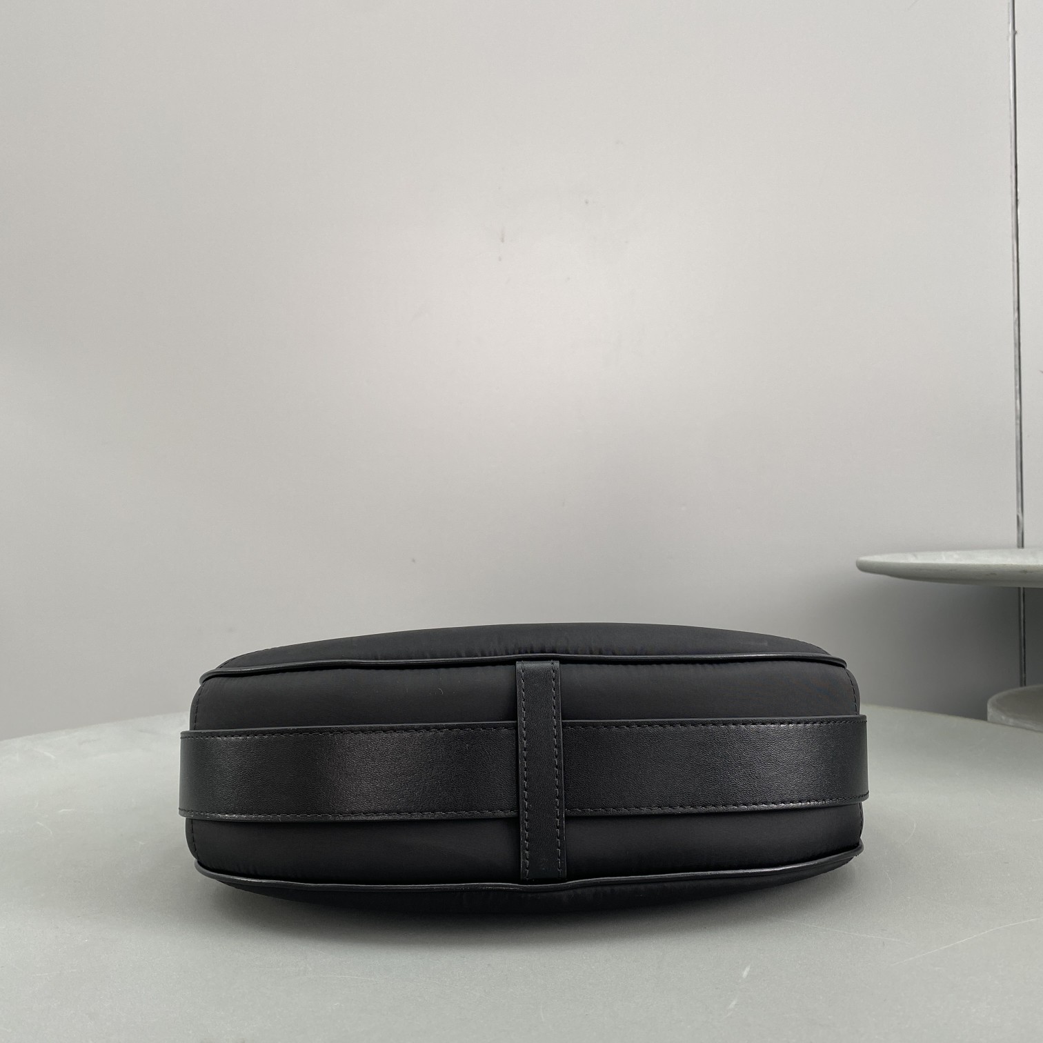 Celine Medium Ava Bag With Celine Strap In Quilted Nylon Black For Women 9in/23cm 196972DLI.38SI - Soul Replicas