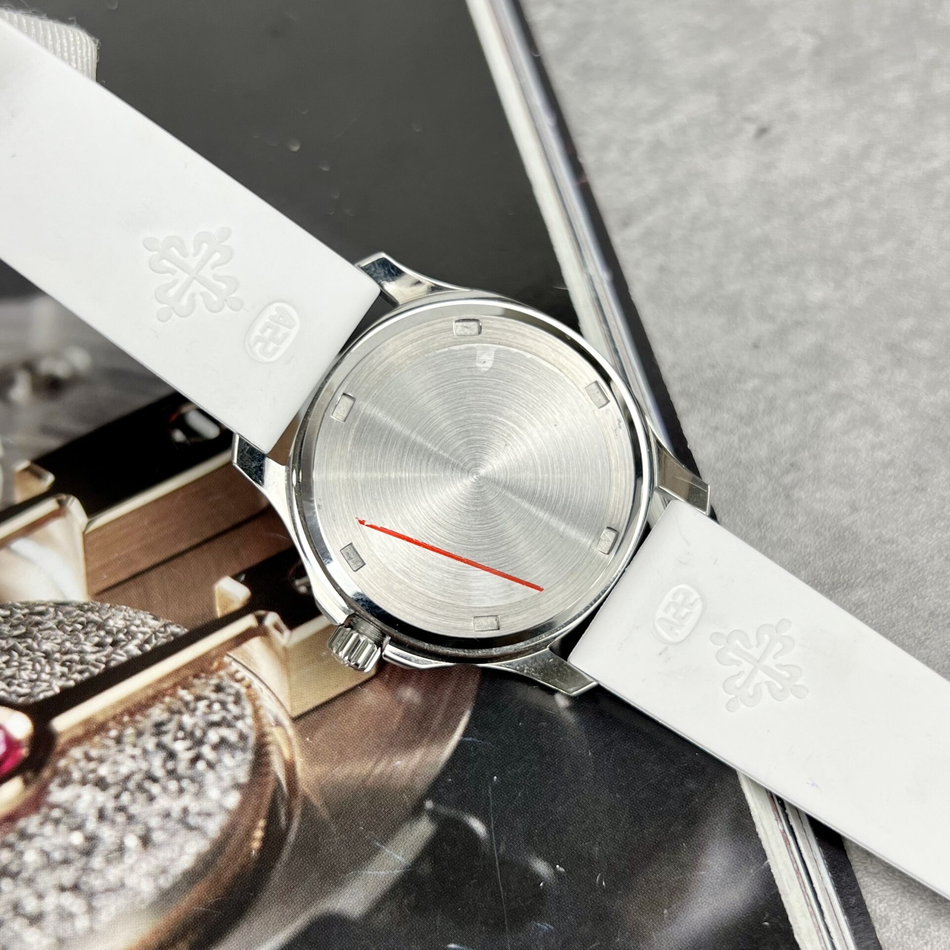 Patek Philippe Aquanaut 5067A Replica Watch With Moissanite Diamond 35.6mm - Soul Replicas