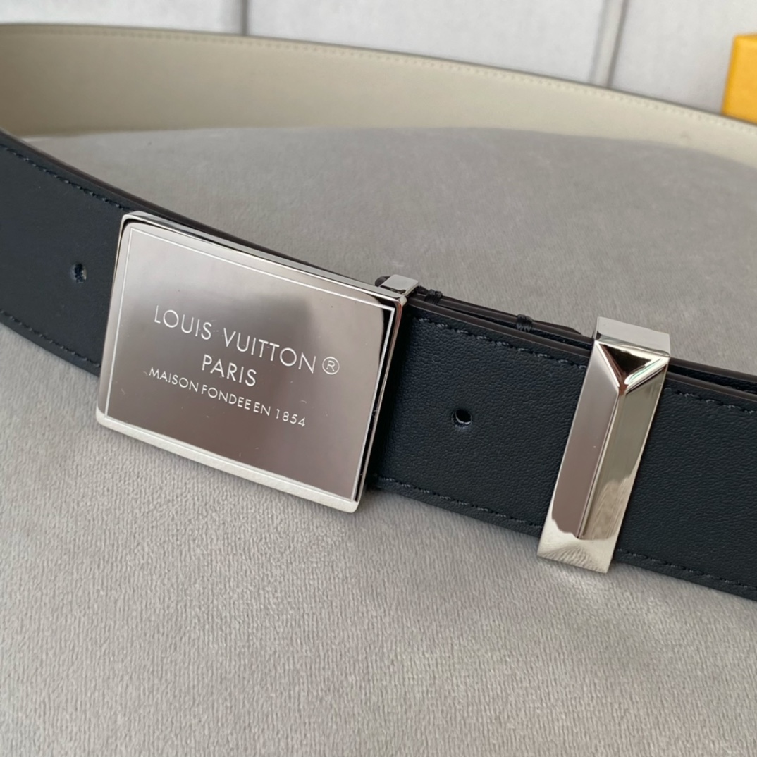 Louis Vuitton Metropole LV Belt Black LV Women Belt - Soul Replicas
