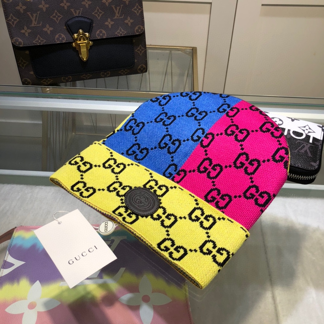 Gucci Beanie Cashmere In Multiple Color - Soul Replicas