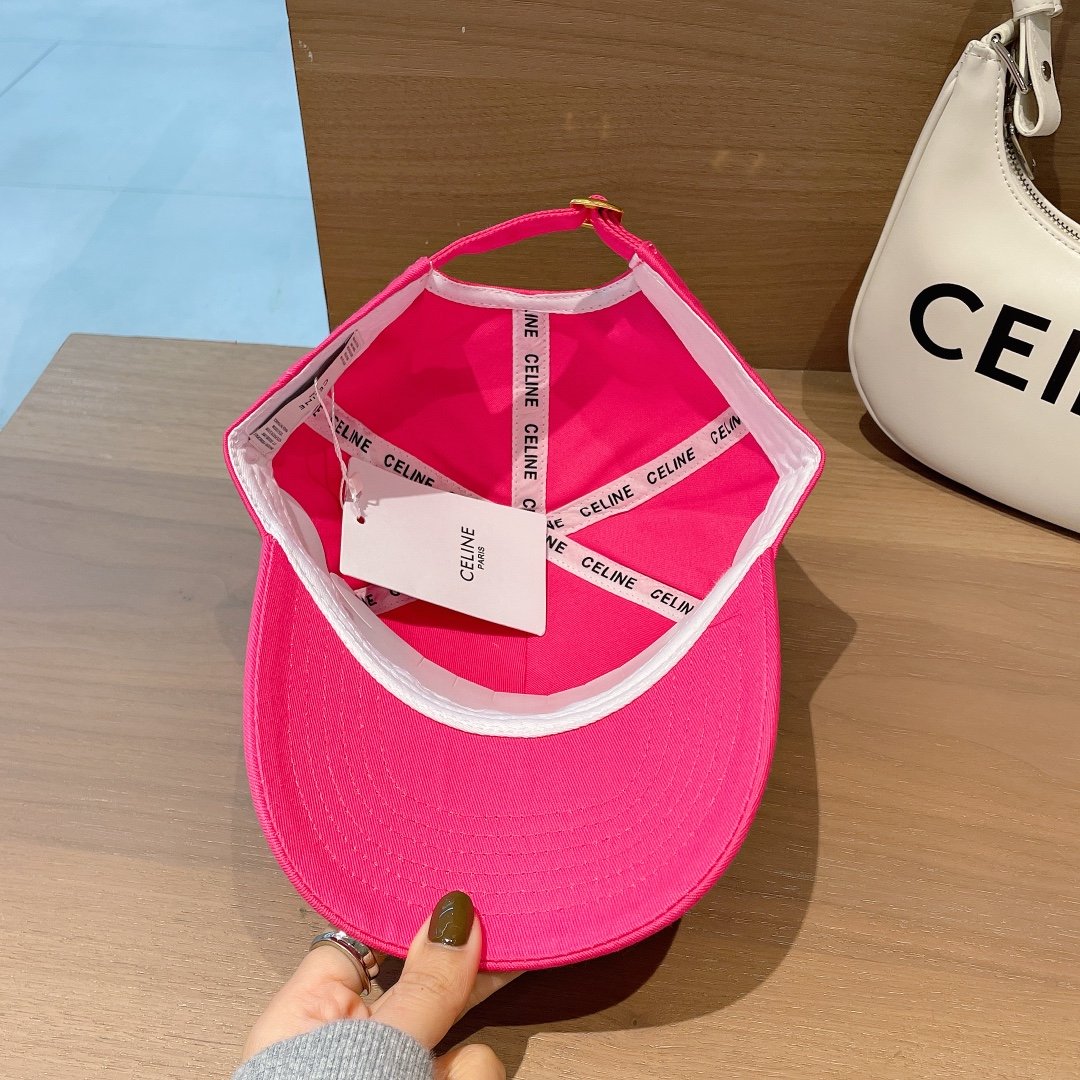 Celine Baseball Cap In Cotton Pink - Soul Replicas