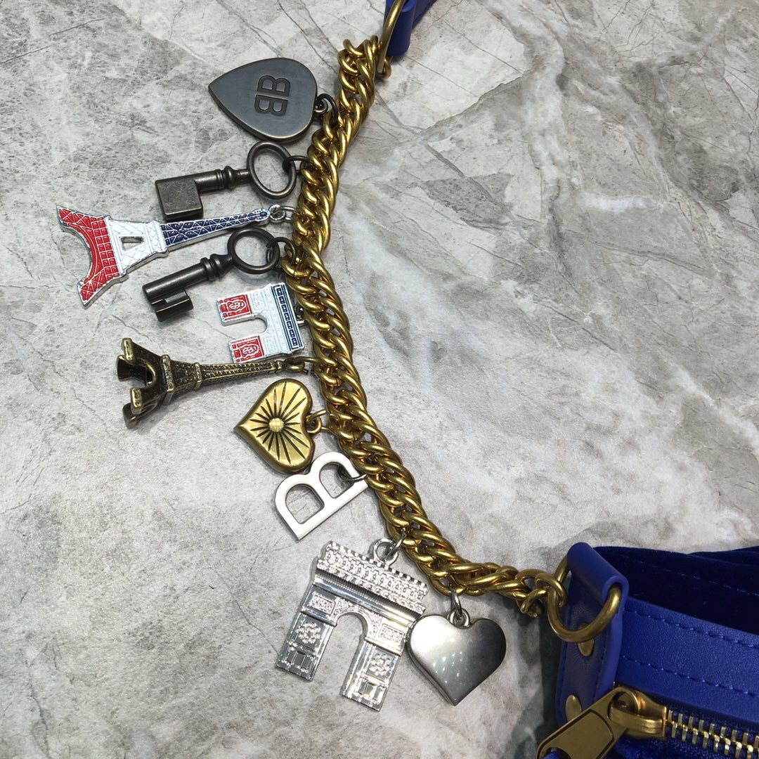 Balenciaga Souvenir XXS Belt Bag In Blue. For Women. Women-s Bags 11.8in/30cm - Soul Replicas