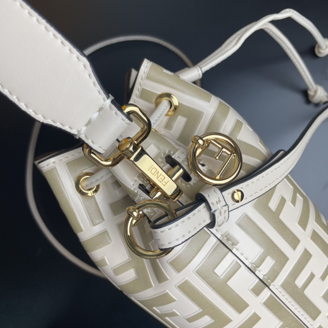 Fendi Mon Tresor Beige Mini Bag For Woman 18cm/7in 8BS010A659F174X - Soul Replicas