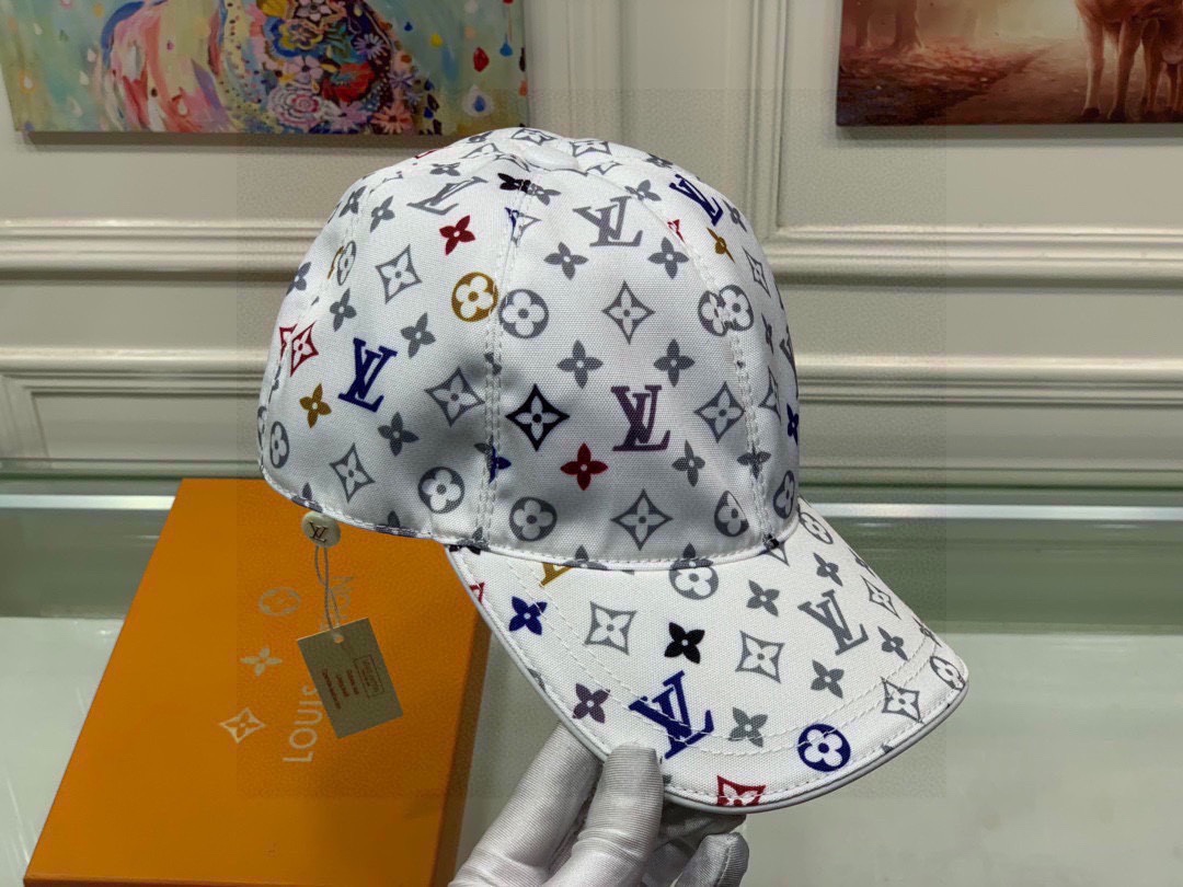 Louis Vuitton Be My Cap White LV Cap - Soul Replicas