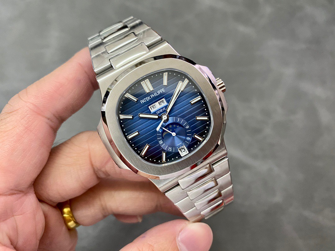 Patek Philippe Replica Watch Nautilus 5726 Blue Dial GR Factory 40.5mm - Soul Replicas