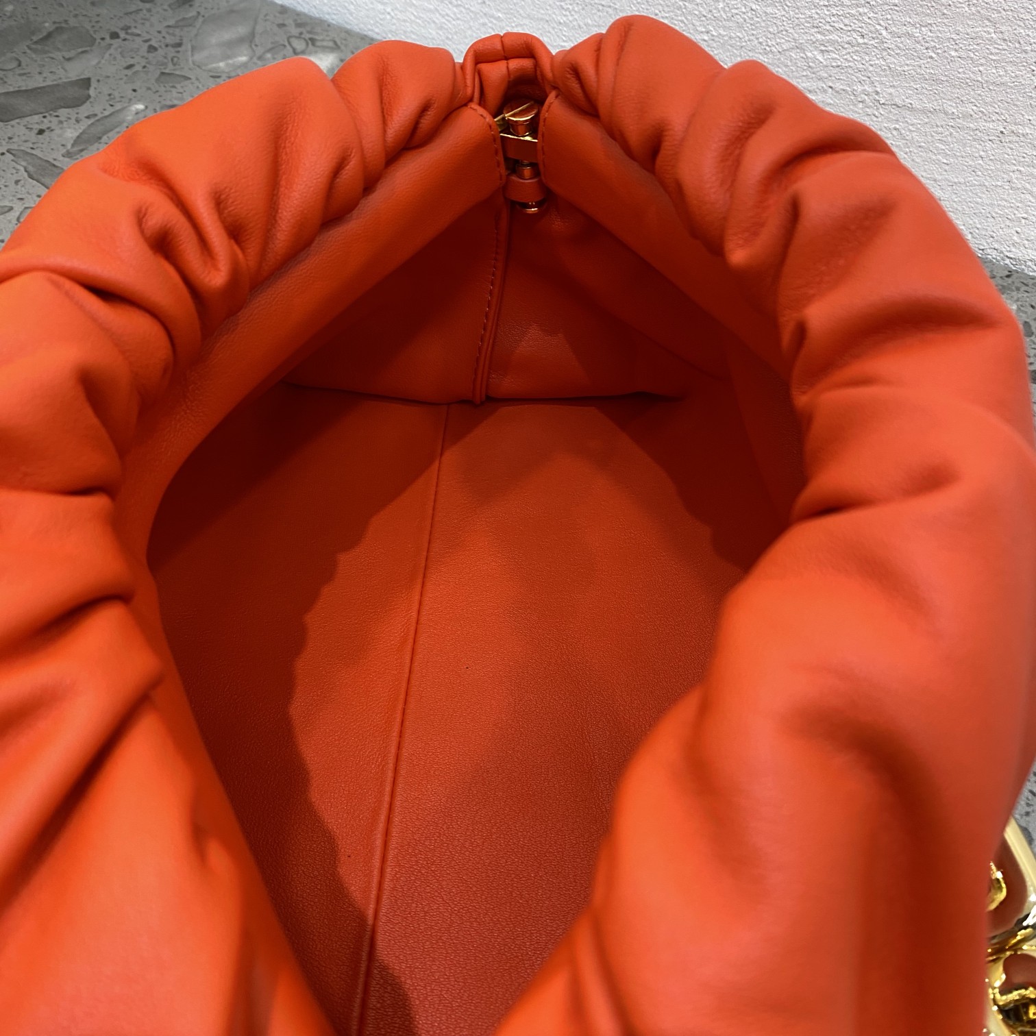 Bottega Veneta Chain Pouch Orange. For Women. Women's Bags 12.2in/31cm - Soul Replicas