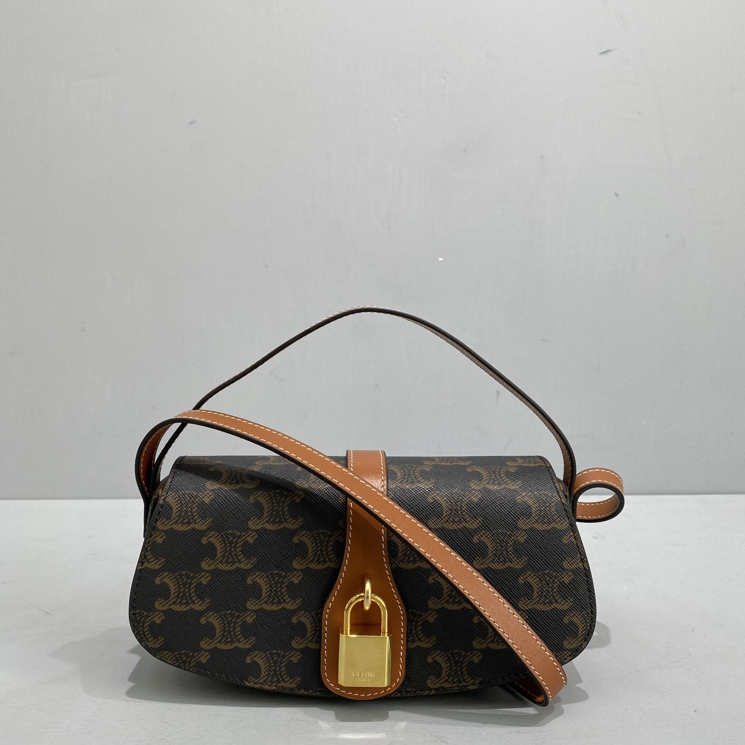 Celine Casual Style Bridal Logo Brown For Women 7in/18cm 10I592DQ2.04LU - Soul Replicas