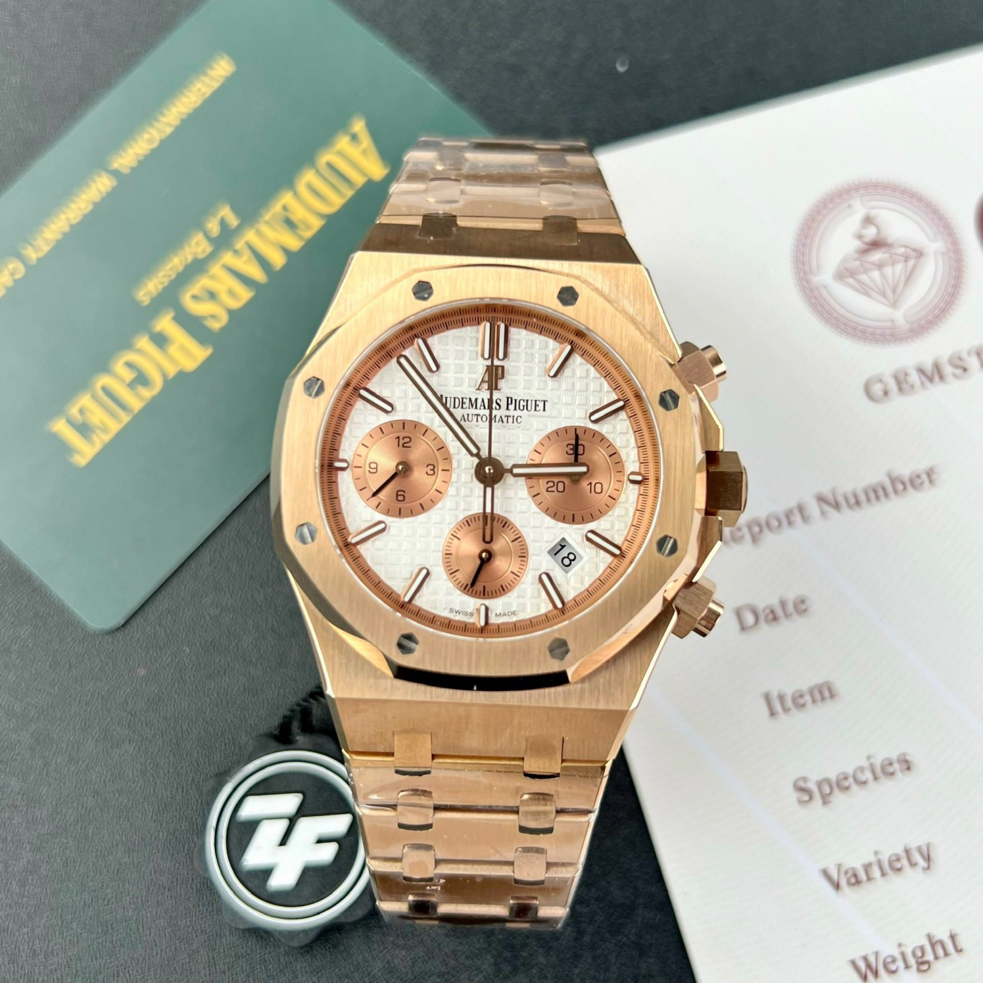 Audemars Piguet Replica Watches Royal Oak 26331OR White Dial ZF Factory 41mm - Soul Replicas