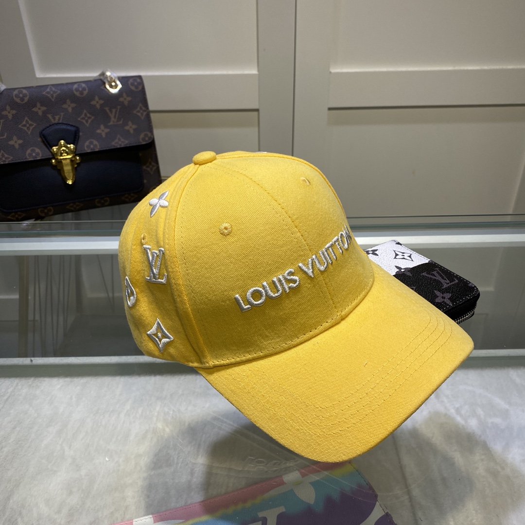 Louis Vuitton Be My Cap In Yellow - Soul Replicas