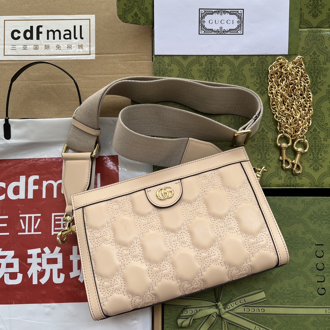 Gucci Matelassé Small Bag Beige For Women. Women-s Bags 10.2in/26cm Gucci‎ ‎ - Soul Replicas