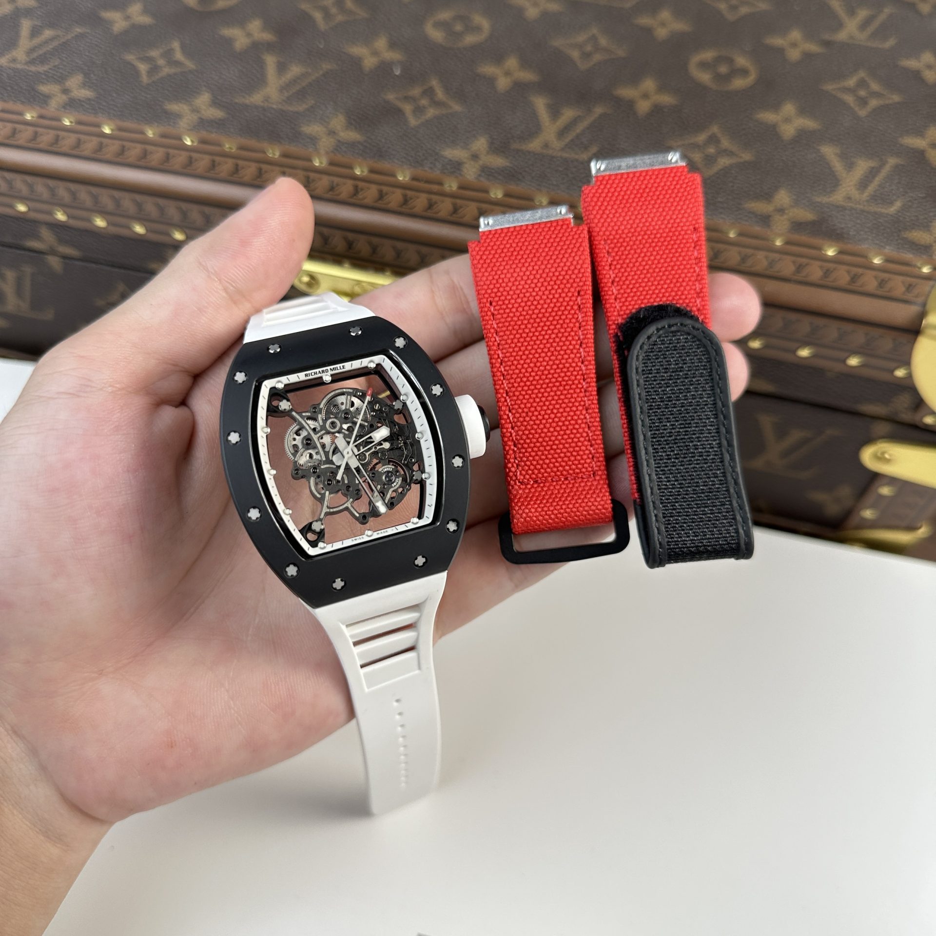 Richard Mille Replica Watch RM055 Bubba Watson Black Ceramic BBR Factory 45mm - Soul Replicas