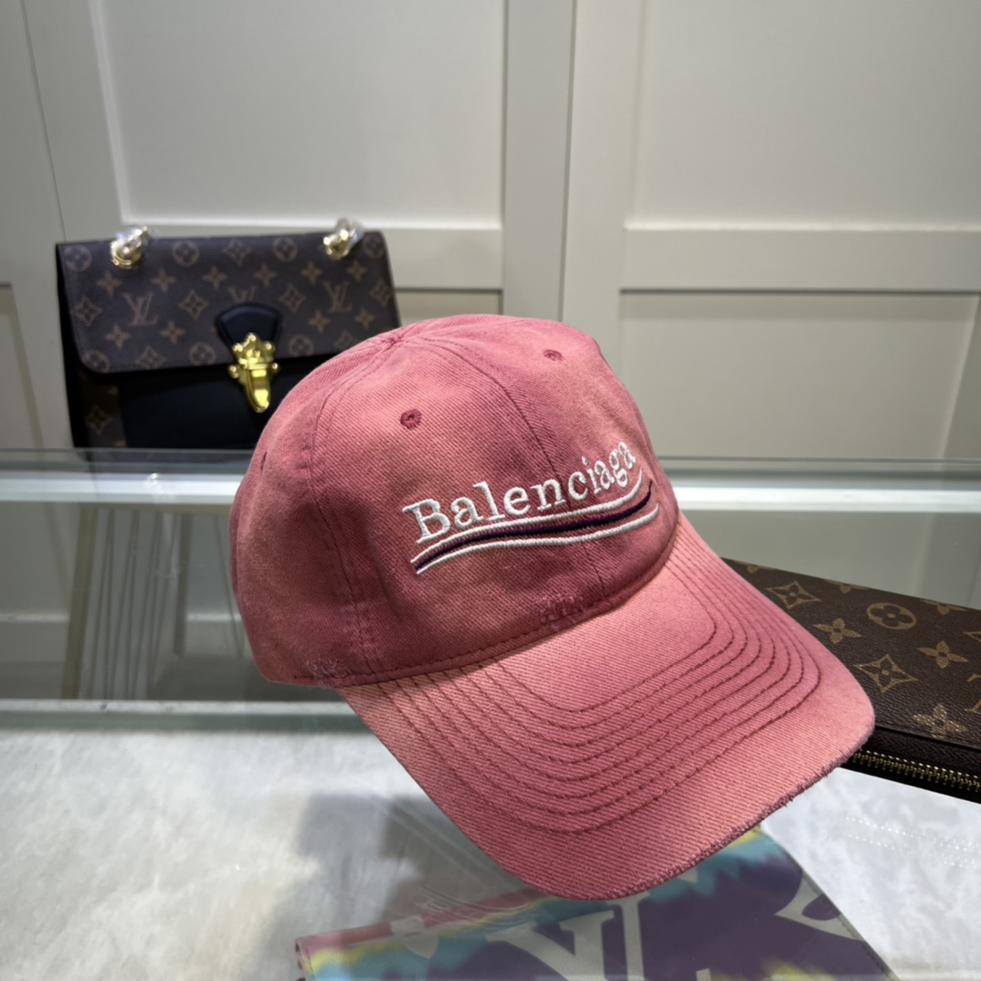 Balenciaga Political Campaign Cancelled Light Red Cap - Soul Replicas