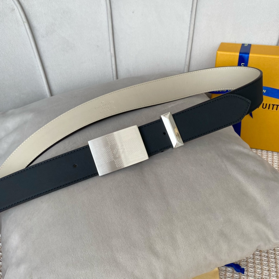 Louis Vuitton Metropole LV Belt Black LV Women Belt - Soul Replicas