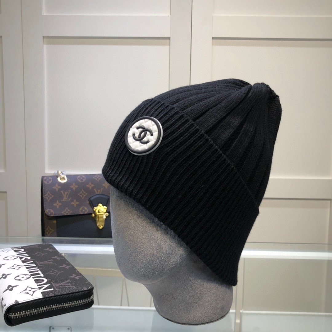 Chanel Beanie In Black - Soul Replicas